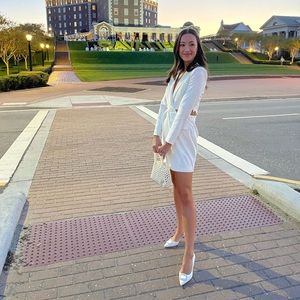 Lavish Alice Pearl cutout suit dress from Nordstrom